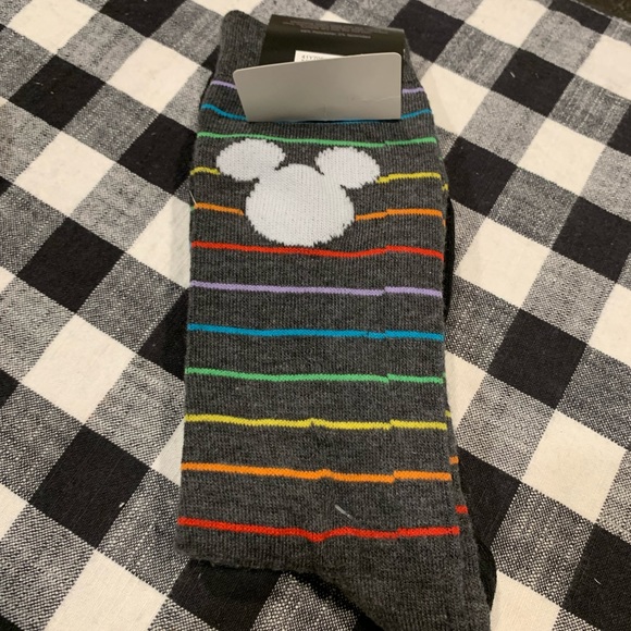 Men’s Disney Mickey Mouse Pride novelty crew cut socks - Picture 3 of 5